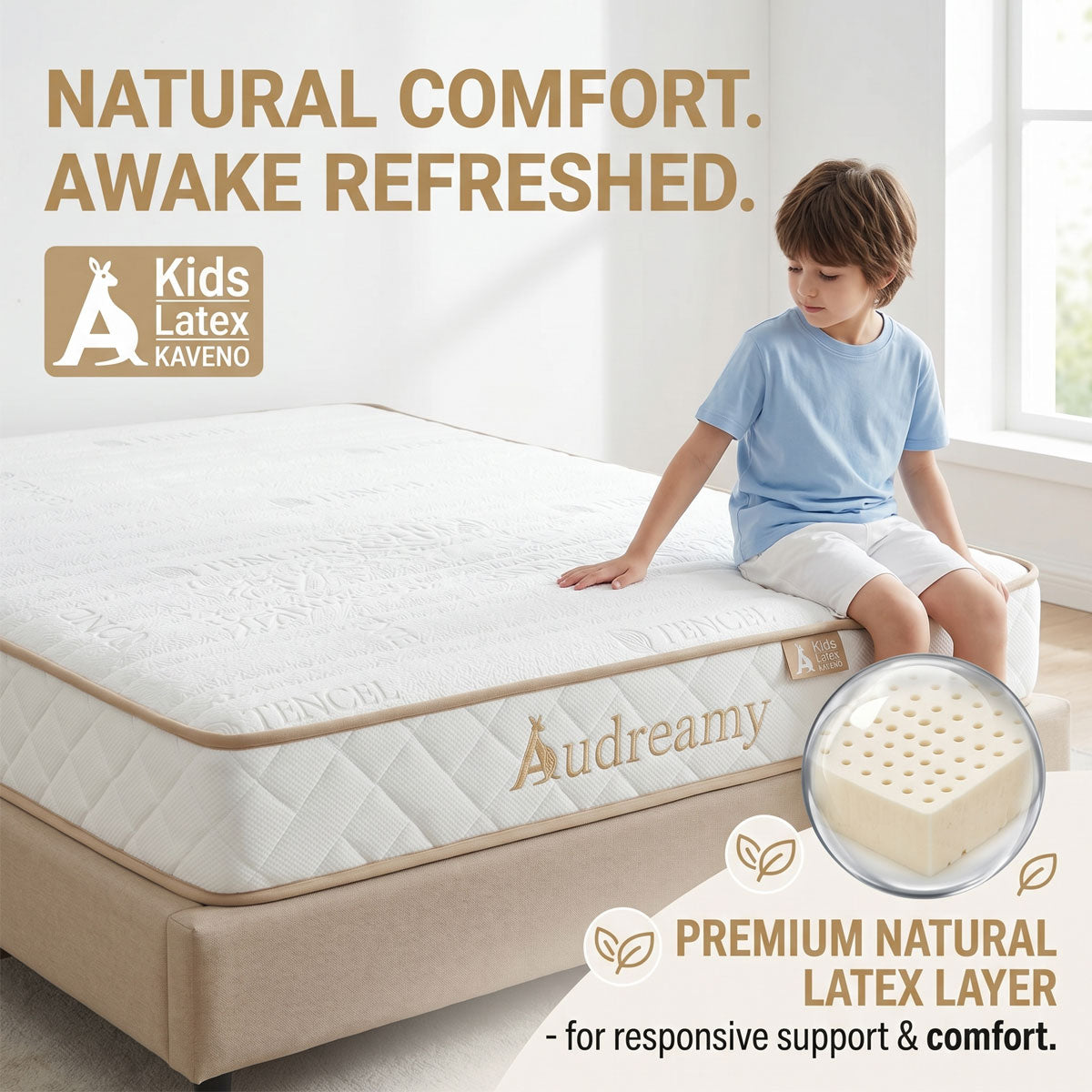 Audreamy Kaveno Kids Mattress Latex-Pre-order Now – Dispatch by 30/06/2026