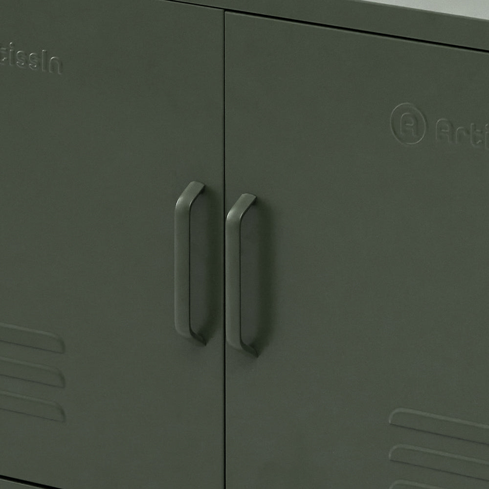 ArtissIn Buffet Sideboard Metal Cabinet - BASE Green