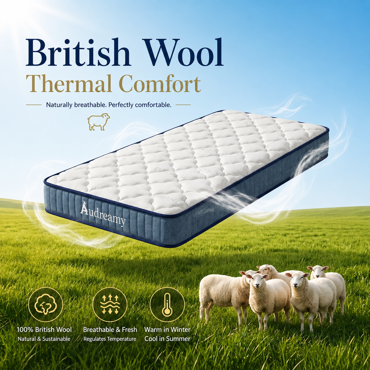 Audreamy Kaveno Kids Mattress Cool Gel-Pre-order Now – Dispatch by 30/06/2026