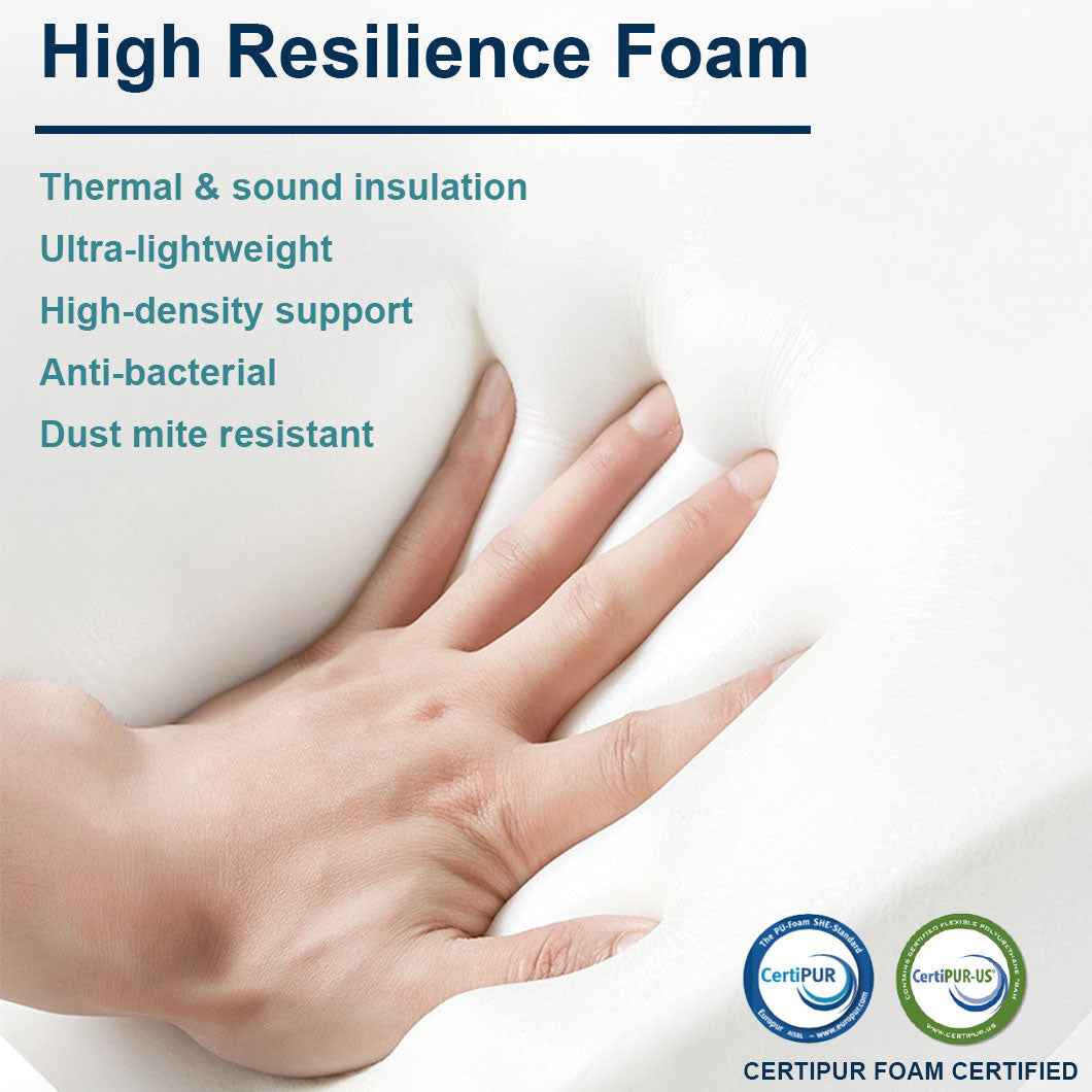 Audreamy Mattress Geneva 36cm Euro Top Cool Gel Foam 7-Zone Pocket Spring Dual-Sided Firmness Medium Soft/Firm (Queen)