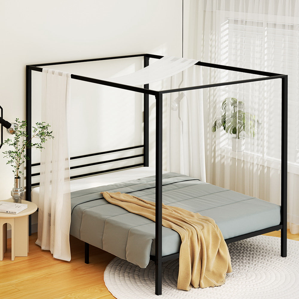 Artiss Bed Frame Double Size Metal Bed Frame POCHY