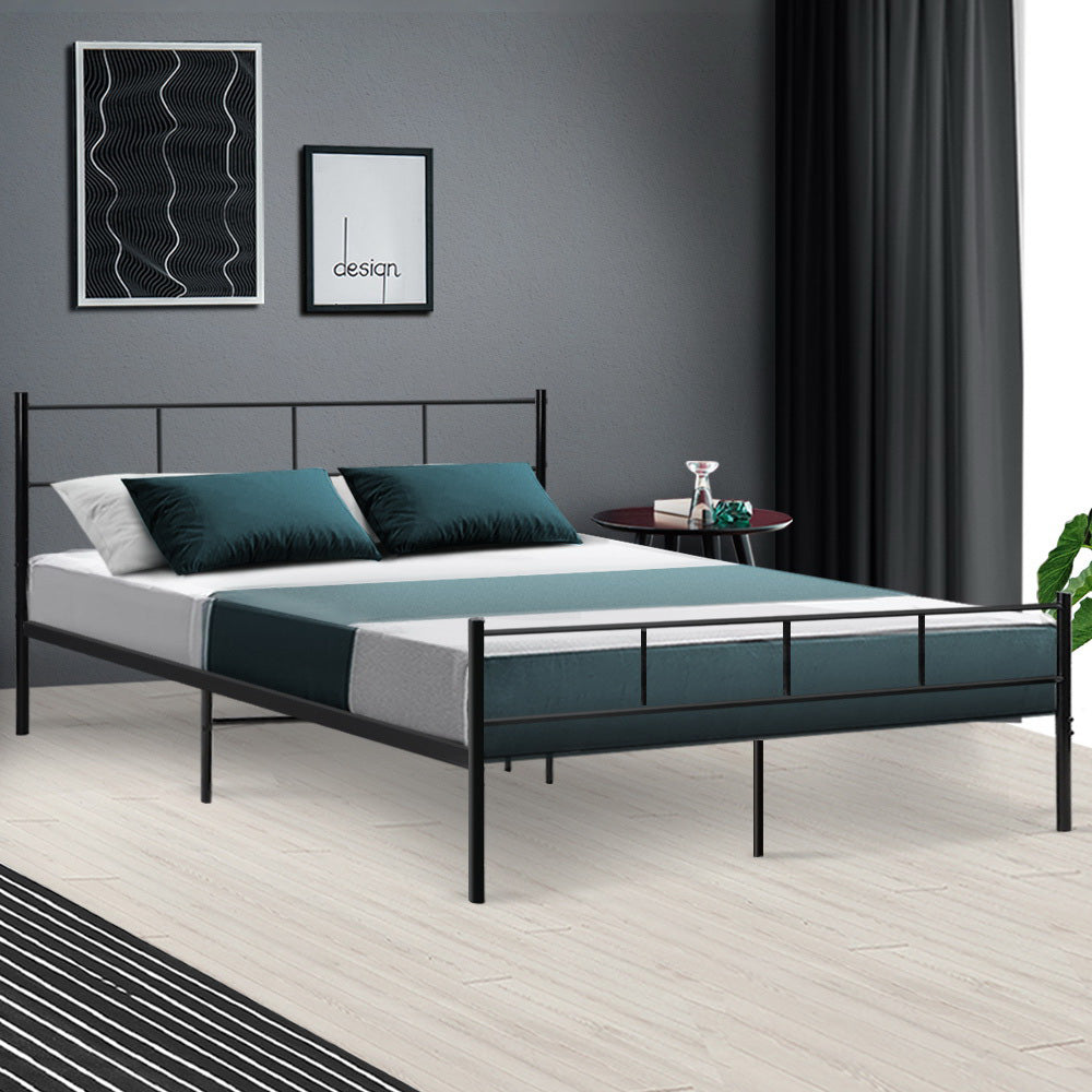 Artiss Bed Frame Queen Metal Bed Frame SOL