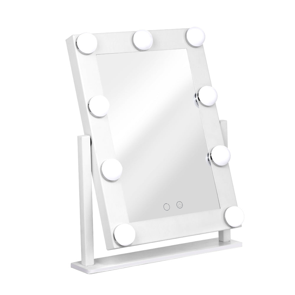 Embellir Makeup Mirror Hollywood with Light Round 360° Rotation Tabletop 9