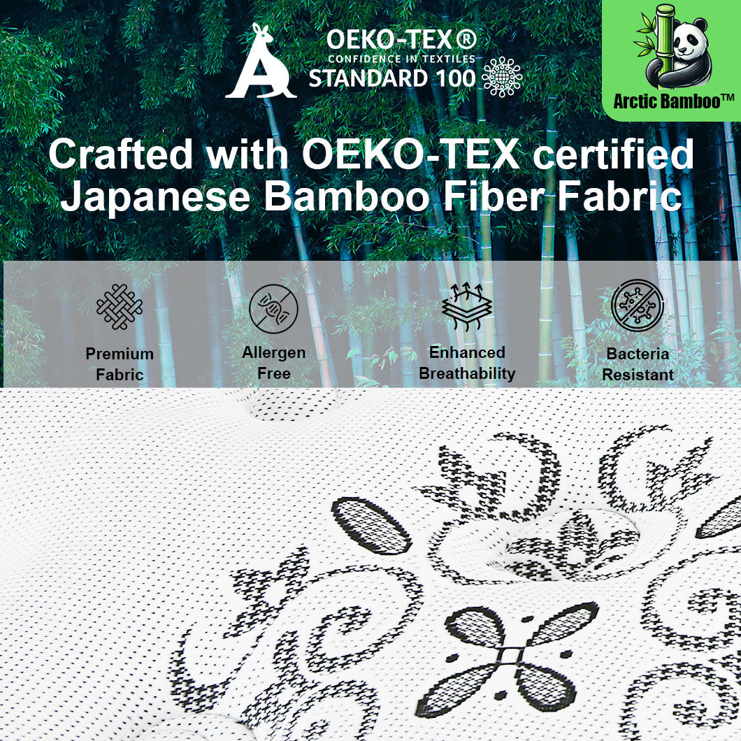 Audreamy Mattress Vienna 34cm Euro Top Super Cool Gel Foam Bamboo Fiber Fabric 7-Zone Pocket Spring Medium Firm