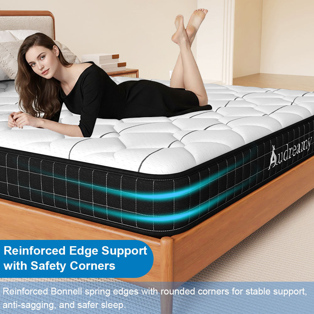 Audreamy Aria Mattress 17cm Tight Top Mattress – Cloud Comfort with Gentle Support Medium Single