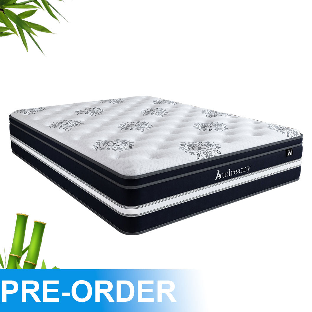 Audreamy Mattress Vienna 34cm Euro Top Super Cool Gel Foam Bamboo Fiber Fabric 7-Zone Pocket Spring Medium Firm (Double) Pre-order now – Dispatch by 20/04/2026.
