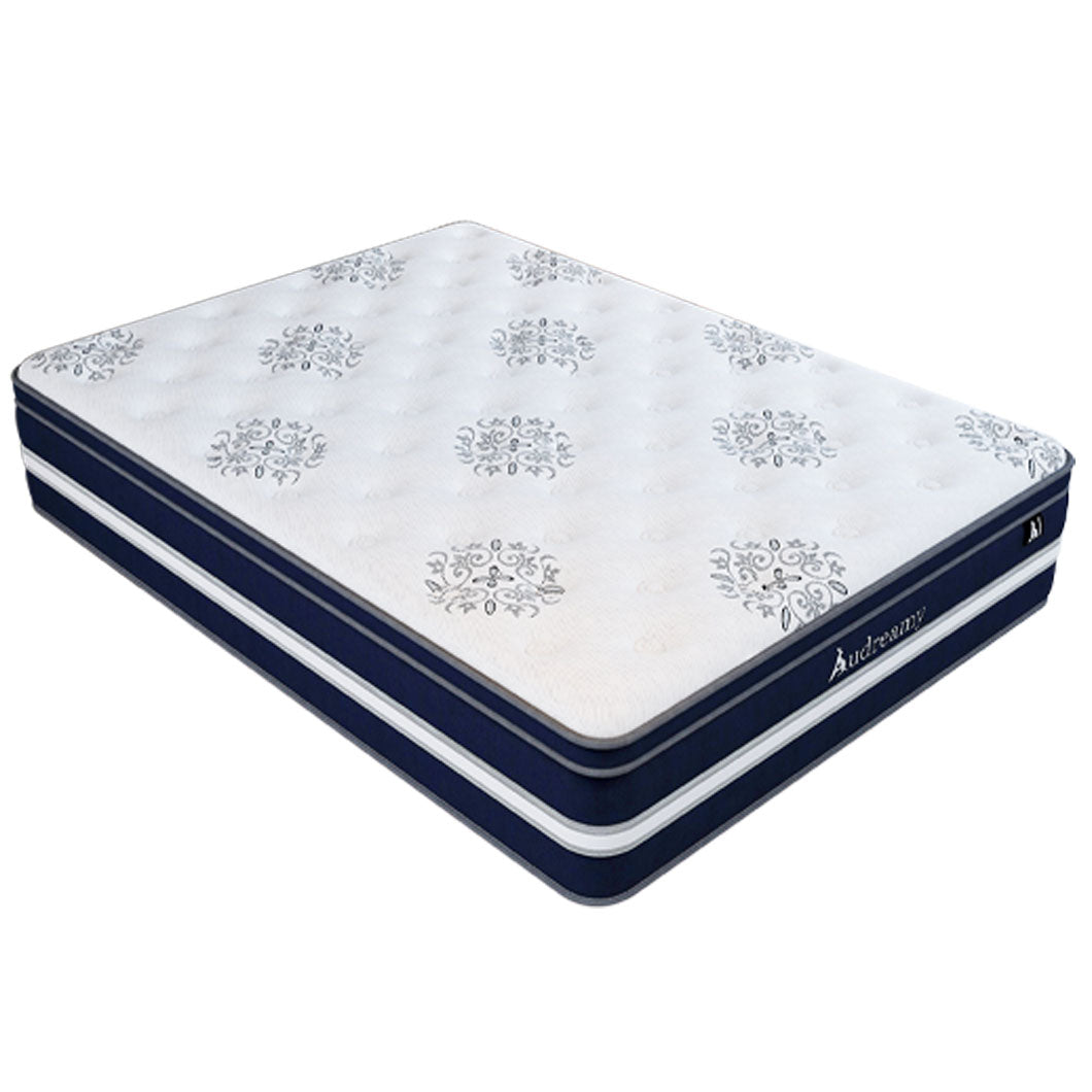 Audreamy Vienna Mattress 34cm Euro Top Super Cool Gel Foam 7-Zone Pocket Spring Medium Firm (Double)