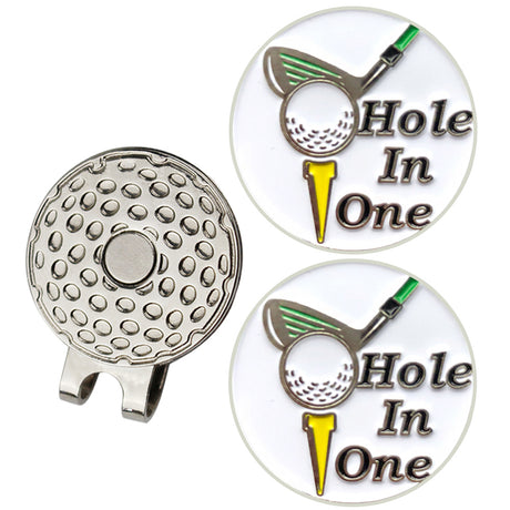 Kaveno Golf Ball Marker with Golf Hat Clip