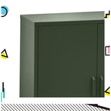 ArtissIn Buffet Sideboard Metal Cabinet - SWEETHEART Green