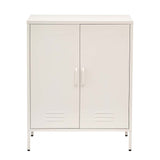 ArtissIn Buffet Sideboard Metal Cabinet - SWEETHEART White