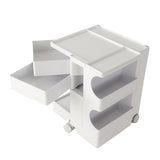 ArtissIn Storage Trolley Bedide Table 3 Tier Cart Boby Replica White