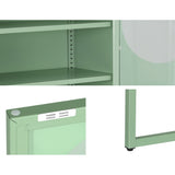 ArtissIn Buffet Sideboard Metal Cabinet - ELLA Green