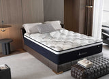 Audreamy Aurora Mattress 34cm Ergonomic 4D Plush Euro Top 7-Zone Pocket Spring Medium Firm (King Single)