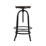 Artiss 2x Bar Stools Adjustable Wood Chairs