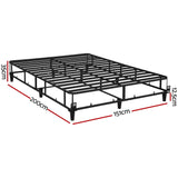 Artiss Bed Frame Queen Size Metal Grey MASON