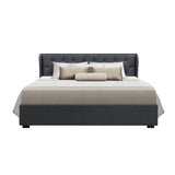 Artiss Bed Frame King Size Gas Lift Charcoal ISSA