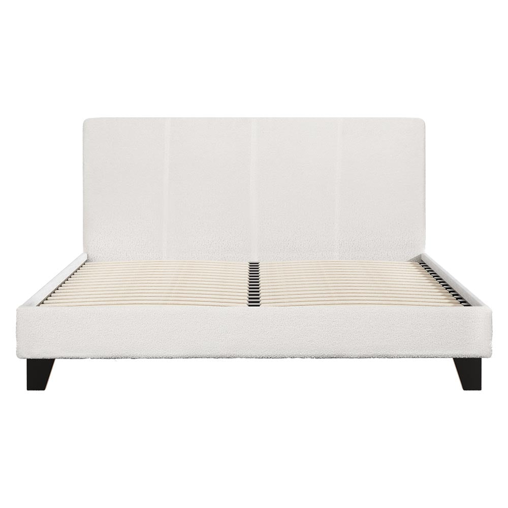 Artiss Bed Frame Queen Size Boucle NEO