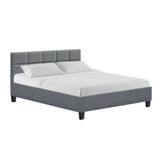 Artiss Bed Frame Queen Size Grey TINO