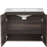 Cefito Vanity Unit 600mm with Basin Walnut