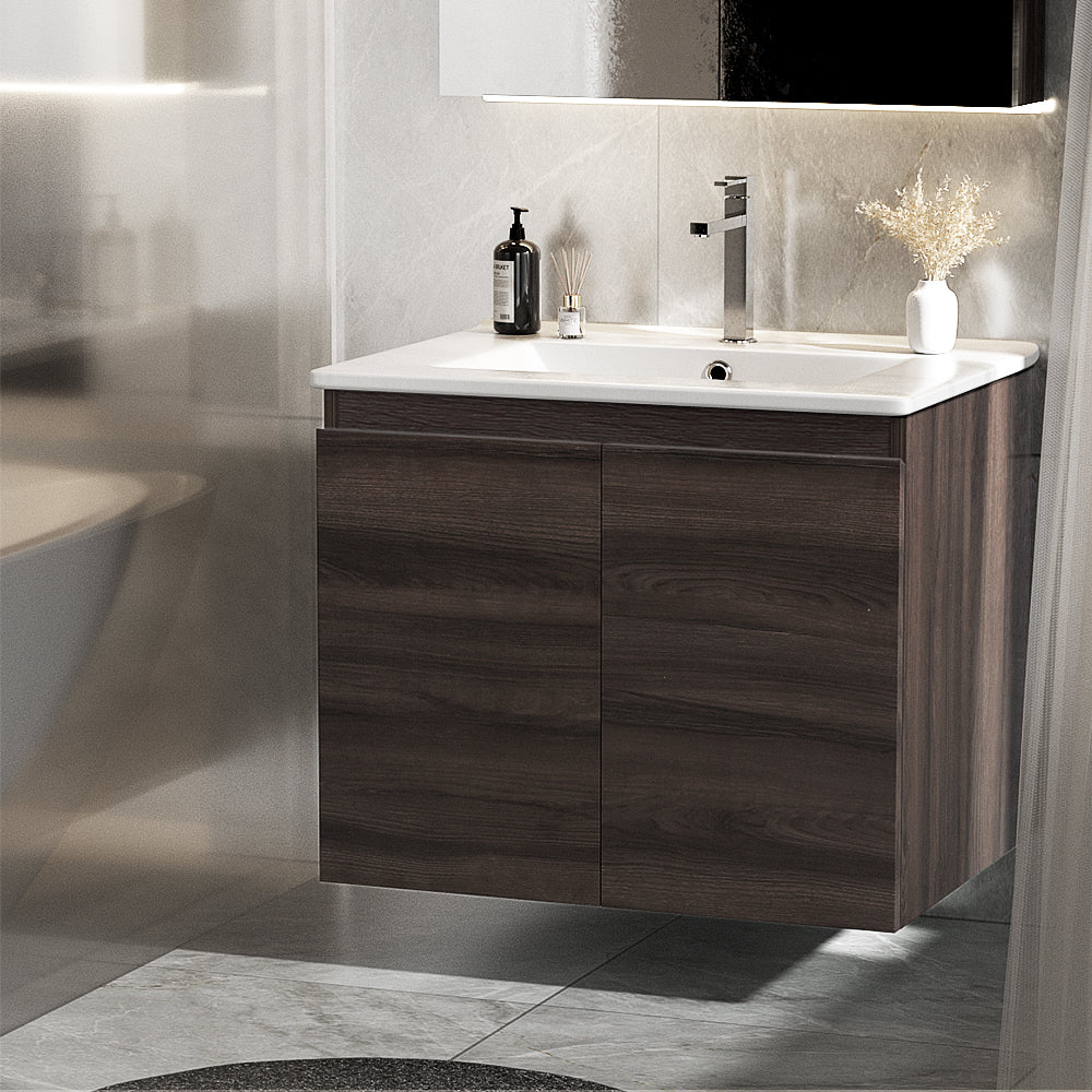 Cefito Vanity Unit 600mm with Basin Walnut