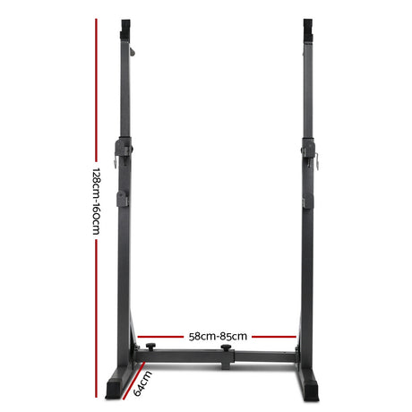 Everfit Weight Bench Adjustable Squat Rack Home Gym Equipment 300kg