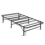 Artiss Folding Bed Frame Metal Base - King Single