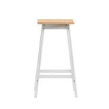 KAVENO Wooden Bar Stools Bar Stool Dining Chairs Kitchen Barstools Oak