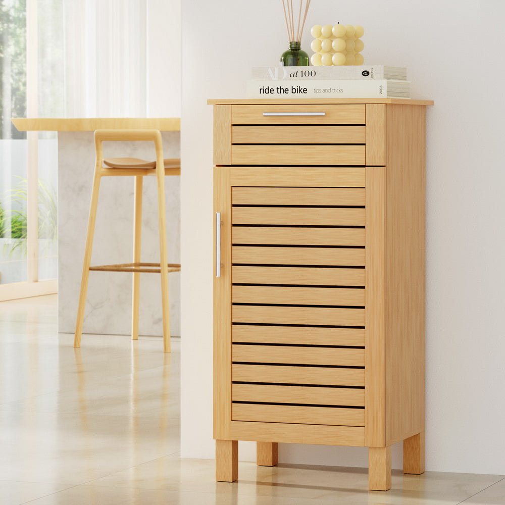 Artiss Bathroom Cabinet Storage 90cm wooden JILL