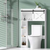 Artiss Bathroom Cabinet Over the Toilet Storage Organiser Laundry Shelf 128cm