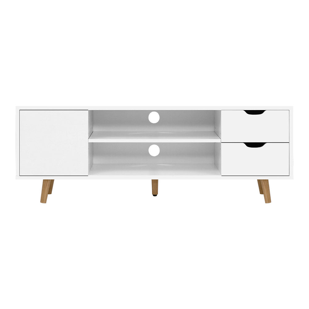 Artiss TV Cabinet Entertainment Unit 120cm White Larin