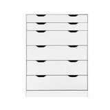 Artiss 6 Chest of Drawers - MYLA White