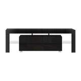 Artiss Entertainment Unit TV Cabinet LED 160cm Black Elo