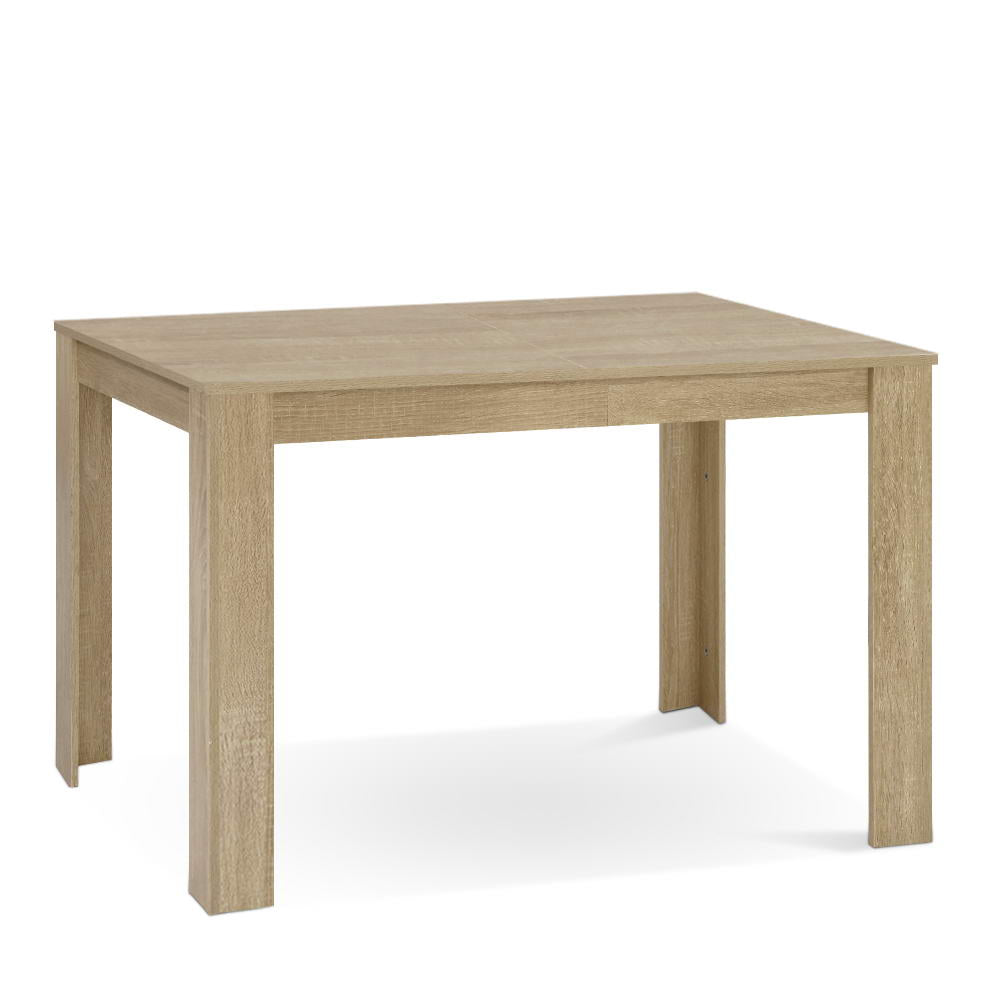 Artiss Dining Table Rectangular 4 Seater 120CM Oak Natu