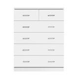 Artiss 6 Chest of Drawers - ANDES White