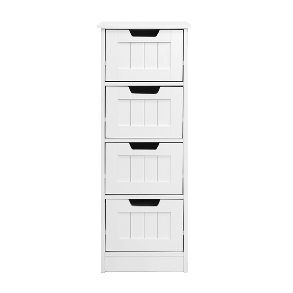 Artiss 4 Chest of Drawers - LEESA White