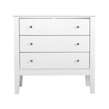 Artiss 3 Chest of Drawers - BRITTANY White