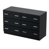 Artiss 6 Chest of Drawers - VEDA Black