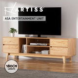 Artiss Entertainment Unit Stand TV Cabinet Storage Drawer Shelf 180cm Wooden