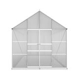 Greenfingers Greenhouse Aluminium Large Green House Garden Shed 6X2.4M