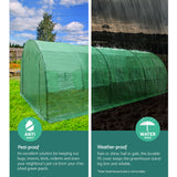 Green Fingers Greenhouse 6x3x2M Walk in Green House Tunnel Plant Garden Shed Dome