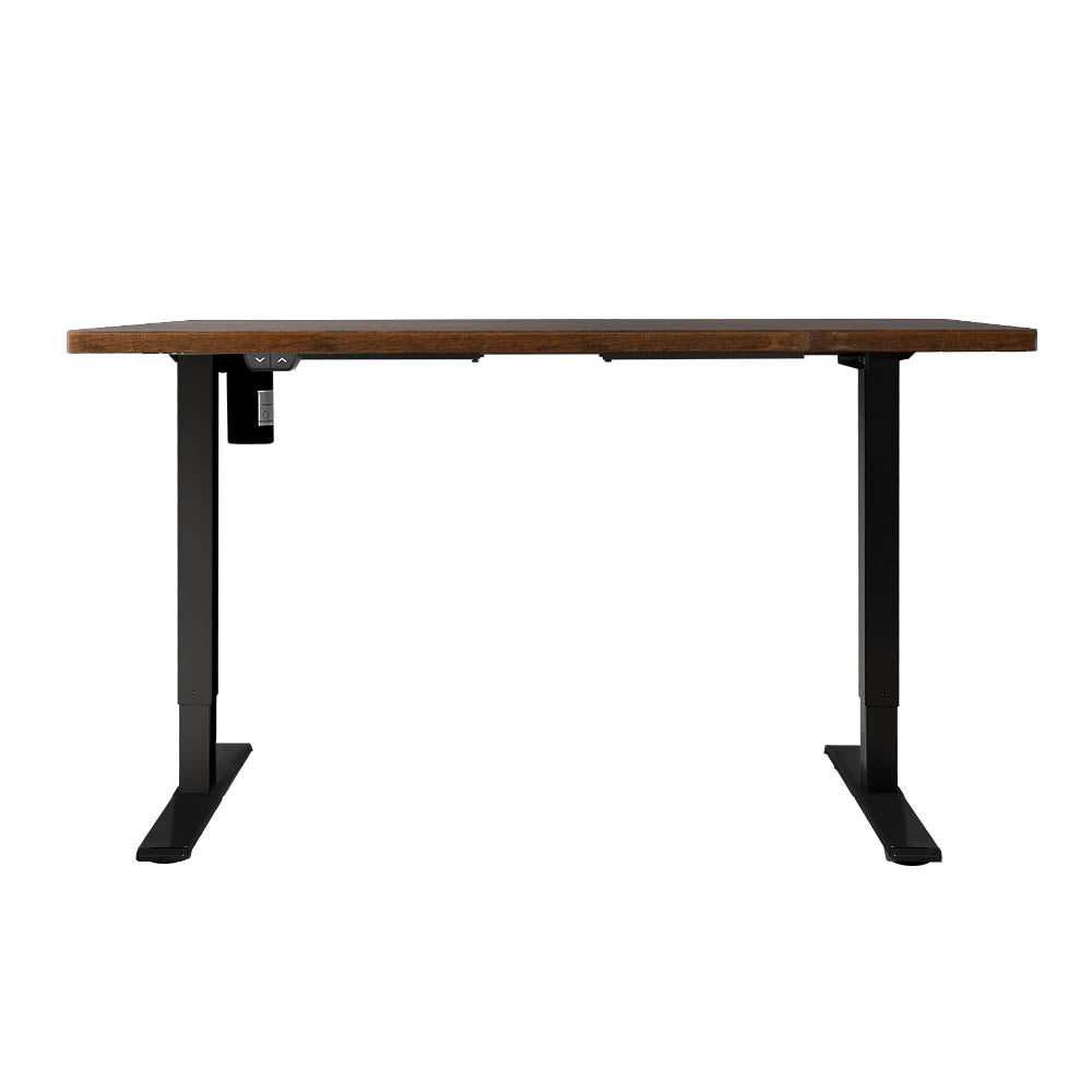 Artiss Standing Desk Motorised Rustic Brown 140CM