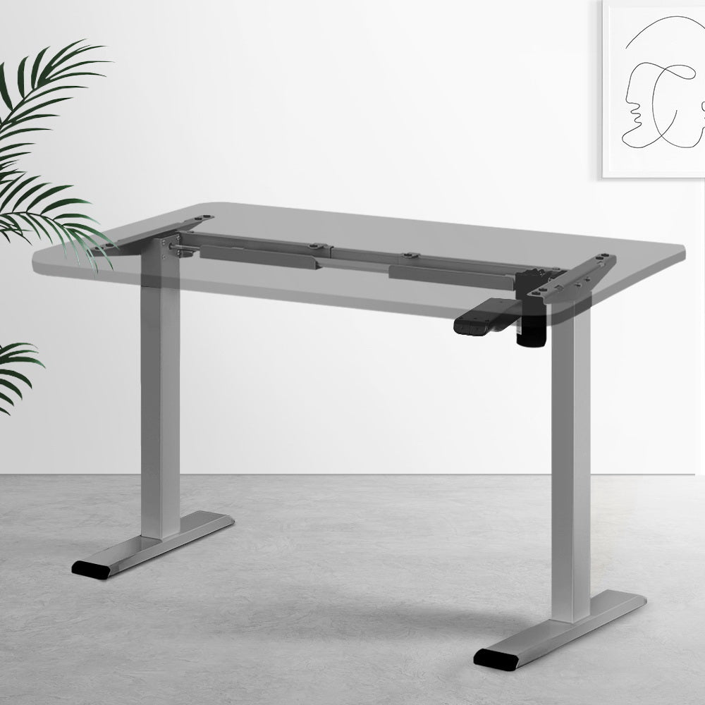 Artiss Standing Desk Frame Only Motorised Grey