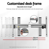 Artiss Standing Desk Frame Only Motorised Grey