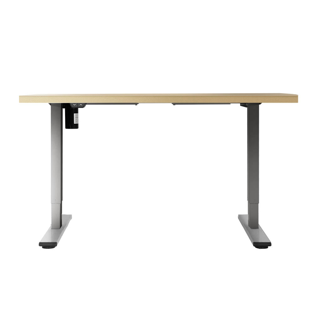 Artiss Standing Desk Motorised 140CM White Oak