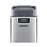 Devanti Ice Maker Machine Commercial Portable Ice Cube Tray Countertop 3.2L