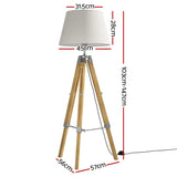 Artiss Tripod Floor Lamp Adjustable Height LED Light Stand Home Room Reading