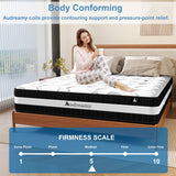 Audreamy Lisbon Mattress – 28cm Ergonomic 4D Spa-Like Plush Soft Tight Top Bamboo Fiber Fabric 7-Zone Pocket Spring Medium Double -Pre-Order Now – Ships by 22/10/2025 at the latest!