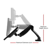 Artiss Monitor Arm Gas Spring Dual Desk Mount Screen Holder