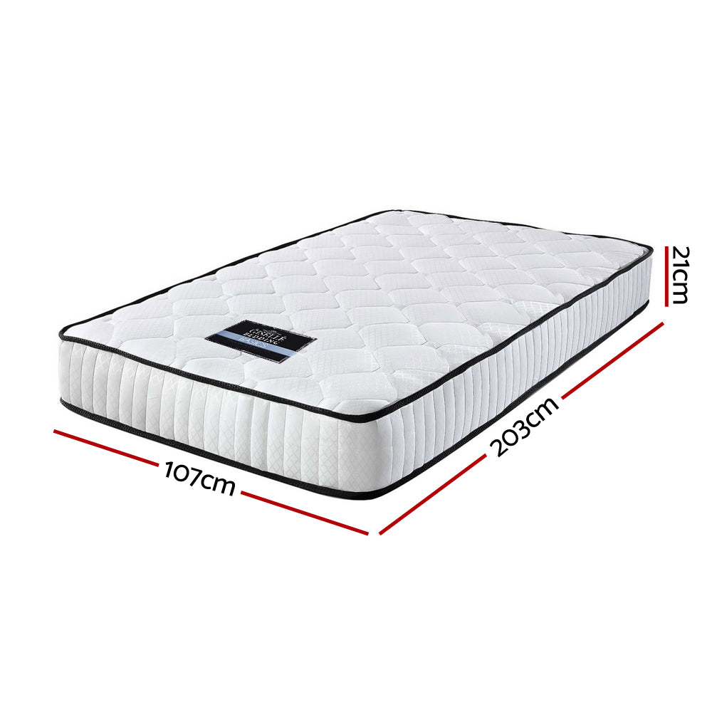 Giselle Bedding 21cm Mattress Tight Top King Single