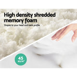 Giselle Bedding Memory Foam Pillow 13cm Thick Twin Pack